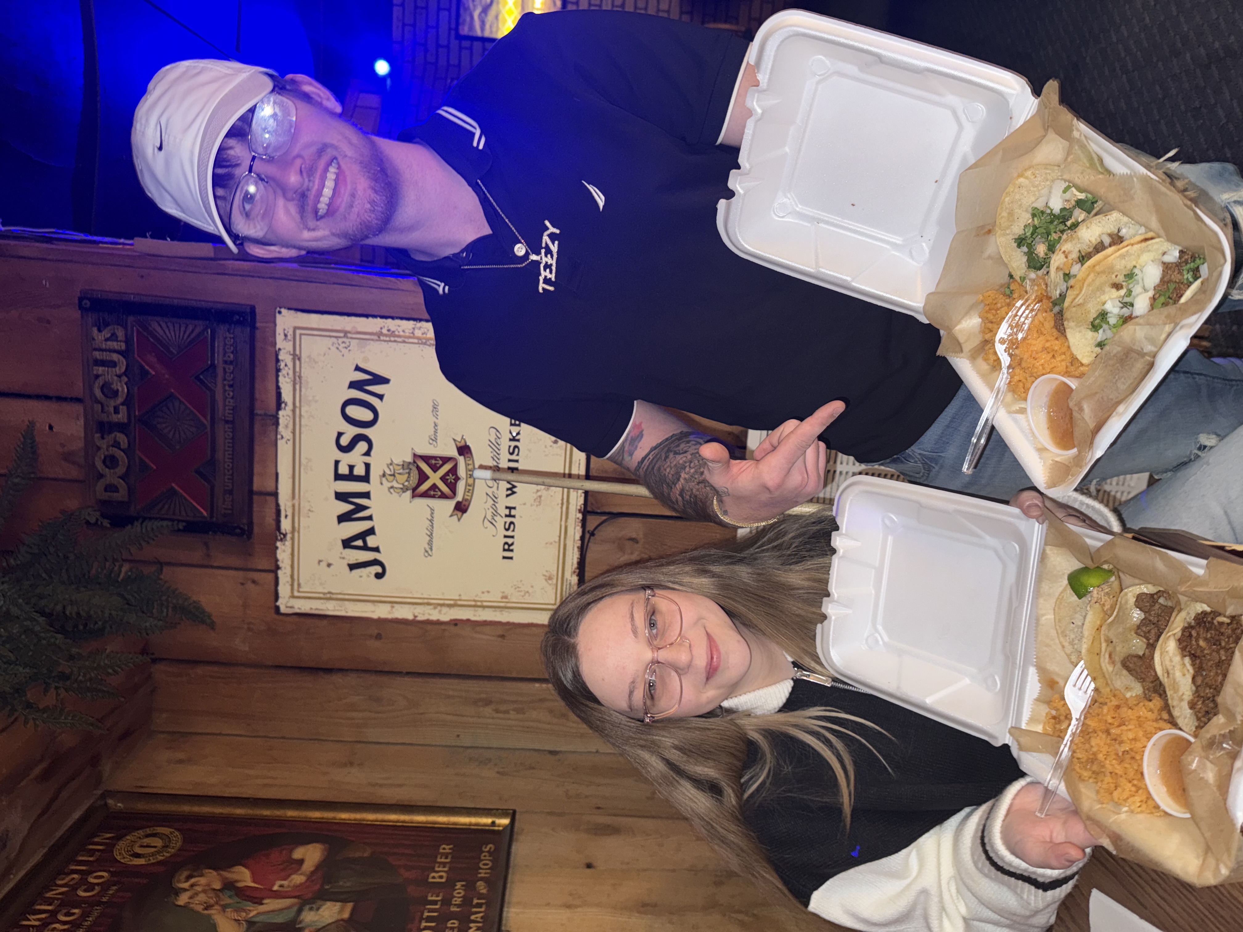 Customers at a Tailored Tastes pop-up kitchen event